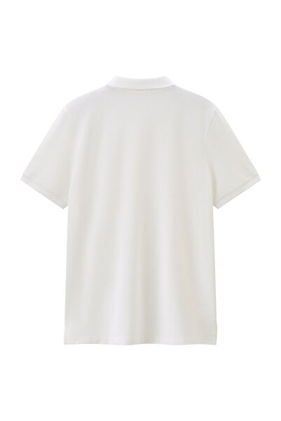 Giordano Men's Cotton Lycra Stretch Solid Polo Shirt