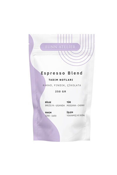 Funn Atelier Espresso Blend Espresso Kahve Çekirdeği 250 Gr