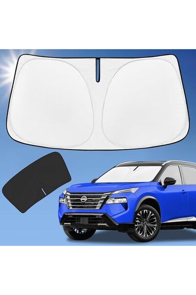 GENERAL Car Windshield Sunshade Cover, 4 Layers Custom Size Car Sun Shade Pro...