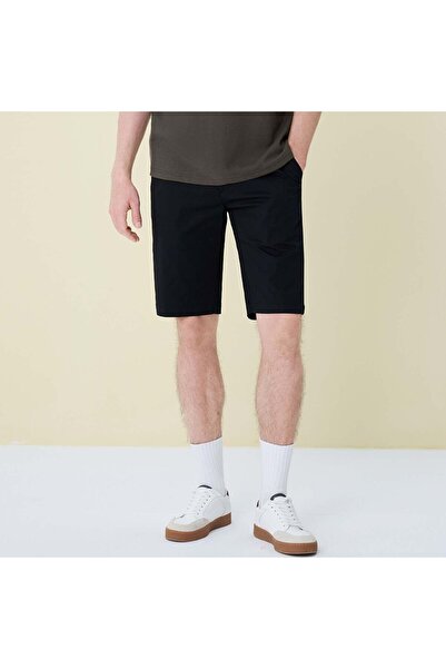 Giordano Men's Cool Touch Hidden Comfort Bermuda Shorts