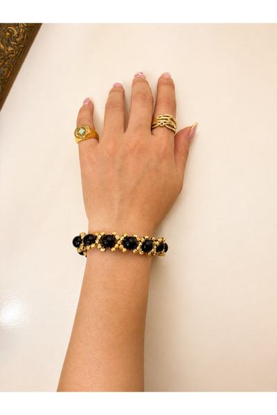 Gizemindünyası Baroque Style Multi-Colored Pearl Bracelet