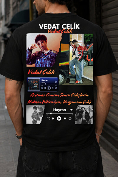 shidumanlar Radikal Vedat Çelik Kaya Unisex Bay/ Tişört – Özel Tasarım Baskıl...