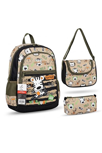 ASTRAL New Trend 3-Piece School Bag Set Backpack Lunch Bag Pen Holder