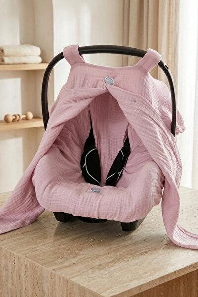 Joyous Mom Kids Muslin Stroller Cover and Cover Set, Baby Stroller Cover, 100...