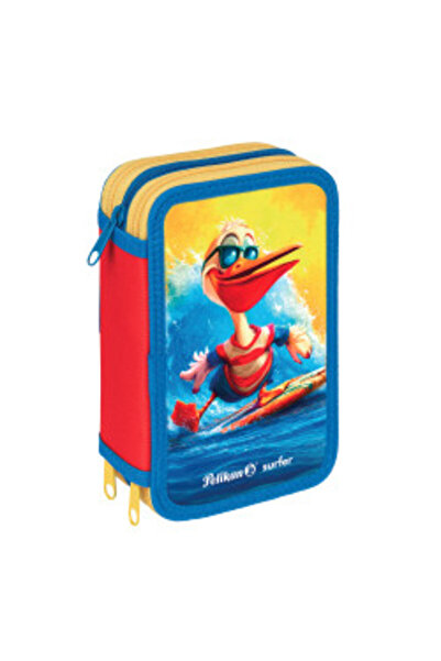 Pelikan PENAR ECHIPAT CU 3 FERMOARE 400207264, 43 PIESE, MASCOTTE, SURFER - 4...