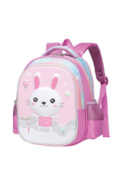 S COOL GHIOZDAN GRADINITA S-COOL ERGONOMIC 3D - ROZ - RABBIT - SC2551