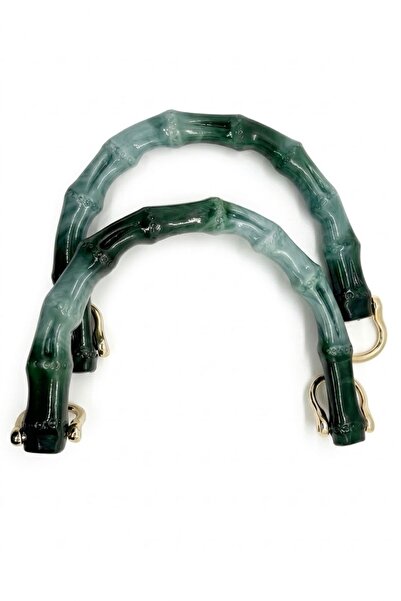 hobi dünyası evim Bamboo Look Bag Handle - Green