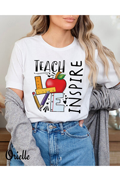 Orielle Relaxed Silhouette Teach Love t-shirt