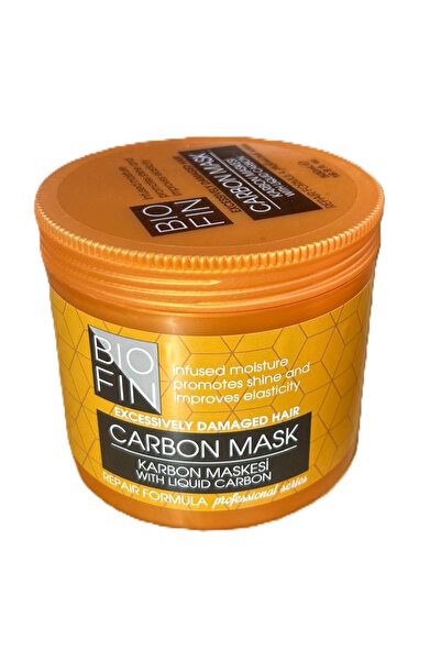 Biofin Mască profesională cu carbon pentru păr deteriorat, - 500 ml