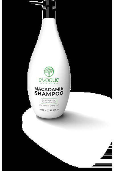 Evoque Shampoo Macadamia USA, 1000 ml - Deep cleansing and nourishment for th...