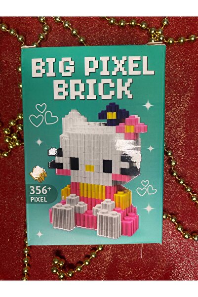 bombshop8 BÜYÜK BOY BRICKS LEGO BIG PIXEL HELLO KITTY