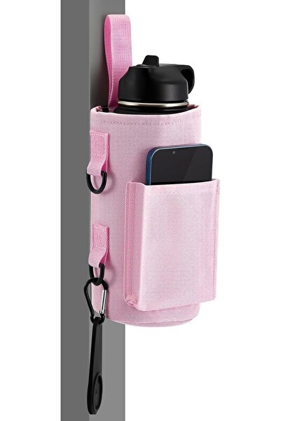 Domensi Magnetic Water Bottle Holder, Gym Water Bottle Carrier Case with Phon...