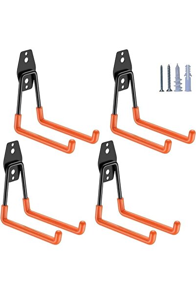 GENERAL Yalajoy Square Garage Hooks Heavy Duty with Iron, Wall Hook with Stro...