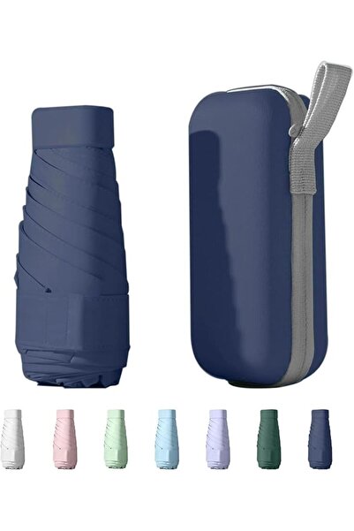 GENERAL Mini Umbrella for Travel, Compact Umbrella for Purse with Case for Su...
