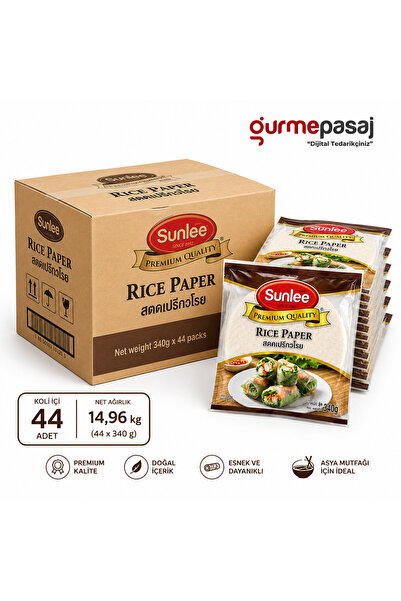 sunlee Pirinç Yufkası Rice Paper 340 G x 44 Adet (Koli)