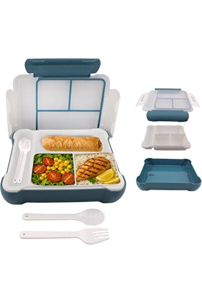 BrainGiggles Bento Lunch Box -Leakproof, BPA-Free, Airtight Tiffin with Spoon...