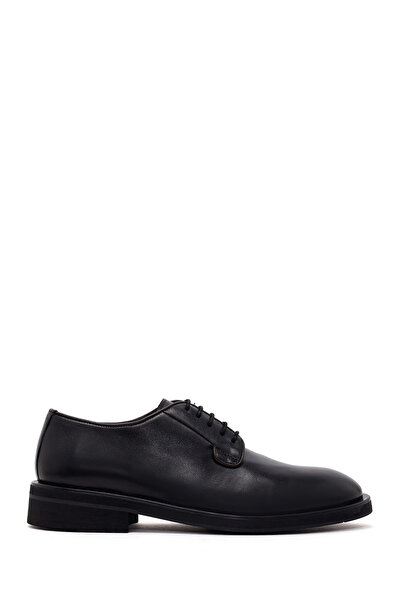 Derimod Black Men's Black Lace-Up Leather Casual Shoes Wm750024Dv