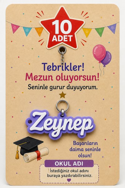 MEZUNİYET HEDİYESİ (10lı Alım Ve (20li Alım) MEZUNİYET HATIRASI