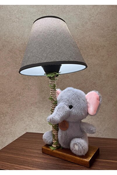 Tiny Design Accessories Tiny Design Sevimli Fil Peluş Abajur – Çocuk ve Bebek...