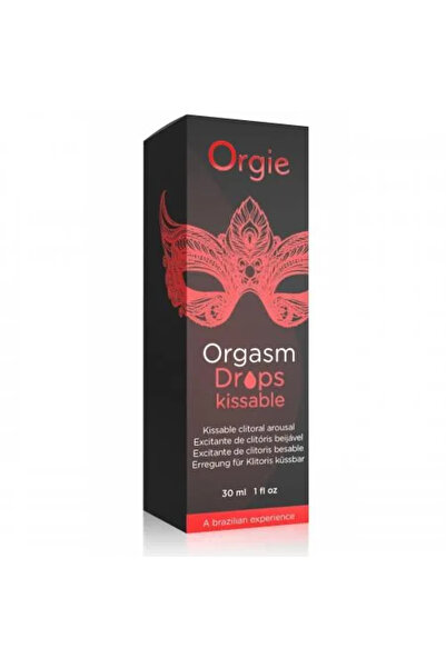 Orgie Stimulating Lubricants Gel-ORGASM DROPS KISSABLE - 30 ML