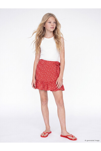 LC Waikiki Trendlucky girls' floral print skort