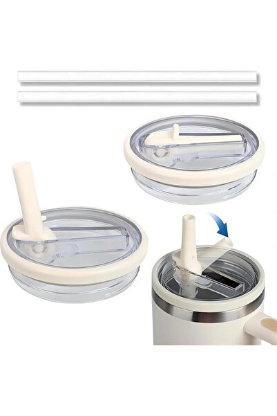 WEZCHUGHAOL Wizshugol Flip Straw Cup Cover, 2-Pack 1134g, Compatible with Sta...