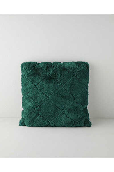 English Home Soft Touch Rabbit Plush Cushion Cover 45X45 cm Green