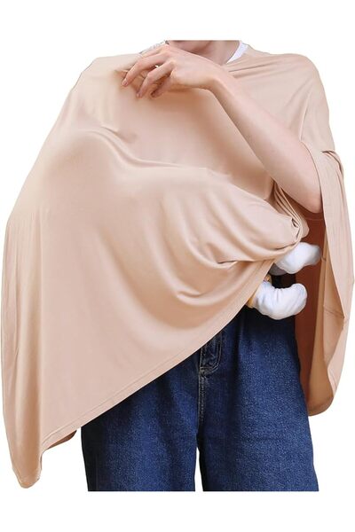GENERAL Sejoy Unisex Rayon Nursing Cover, Neutral Color, One Size, Poncho Style