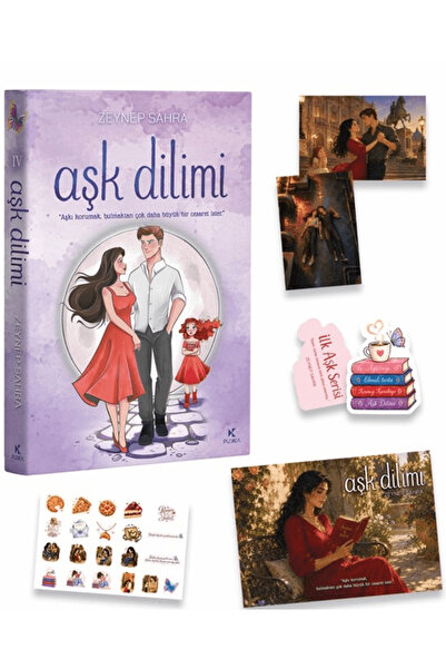Pukka yayınları Aşk Dilimi - Kenar Boyamalı / Zeynep Sahra / / 9786258718362