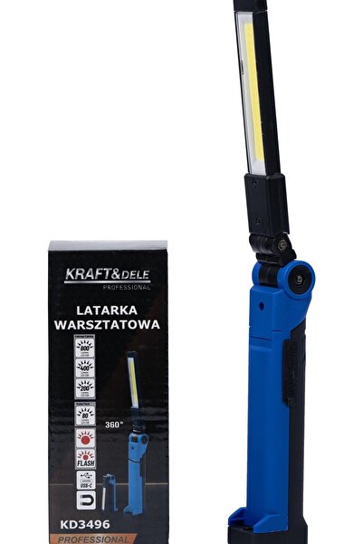 Kraft&dele LAMPĂ DE ATOZENIUNE USB-C LED 200/400/800LM + LUMINĂ DE AVERTIZARE...
