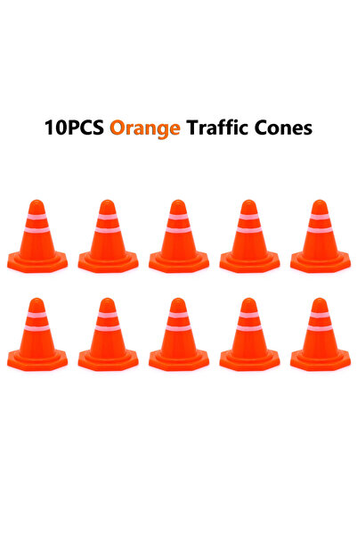 Choice 10PCS Cones C 100pcs RC Car Traffic Signs Cones Road Barriers Drifting...