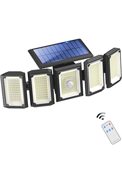 GENERAL Bakang Solar Powered Outdoor Lights 300 Led with 5 Heads Adjustable 3...