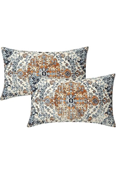 GENERAL Bohemian Cushion Covers in Green, Orange, and Yellow 45X45 Cm, Calm C...
