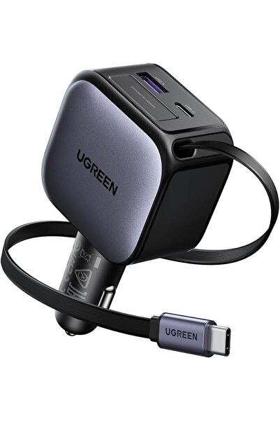 GENERAL شاحن سيارة من يو جرين بمنفذ USB متوافق مع آيفون 16 وسامسونج S25 وماك ...