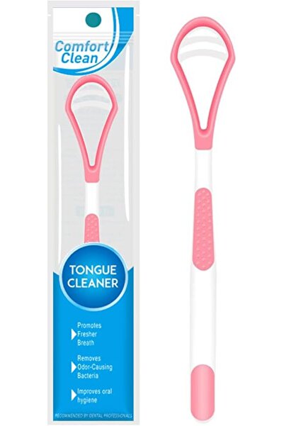 L&Wen Tongue Scraper for Bad Breath Reduction and Oral Hygiene - 1 Pack, Pink...
