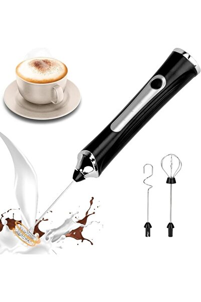 GENERAL Juewen Milk Frother Coffee Mixer Handheld Electric Milk Frother Recha...