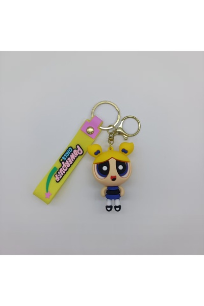 Choice5 Bandai D 6cm Classic Anime Cartoon Powerpuff Girls Butterfly Keychain...
