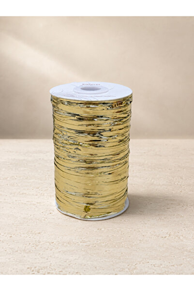 velanee Napoli Raffia Metalik Gold Altın Rafya İplik 100 gr – 200 m