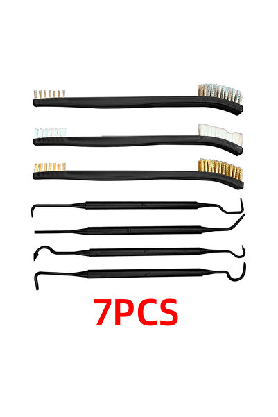 Choice 7PCS 3/4/7PCS Double Ended Wire Brush Nylon Hook Brush Cleaning And Pi...