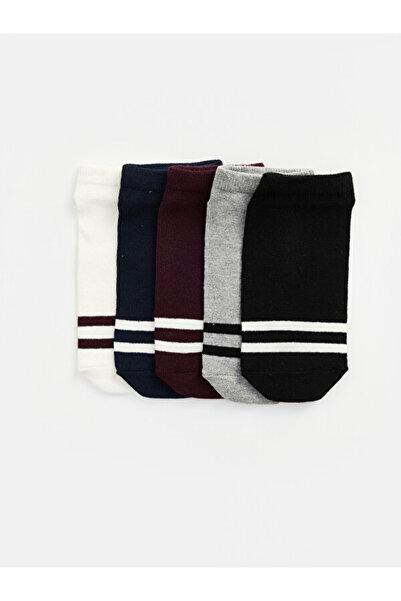 LC Waikiki Esvab • Modern & Distinctive Striped Boys' Booties Socks, Pack of 5