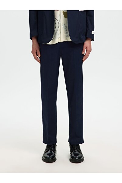 SELECTED Pantaloni Regular Fit din bumbac