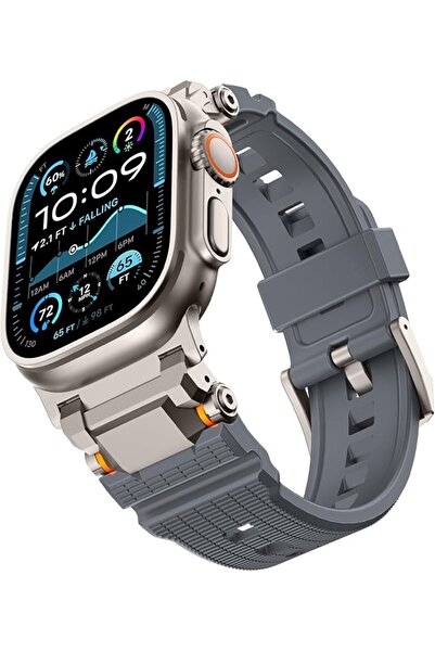 GENERAL Durable Liquid Silicone Rubber Sport Band Compatible with Apple Watch...