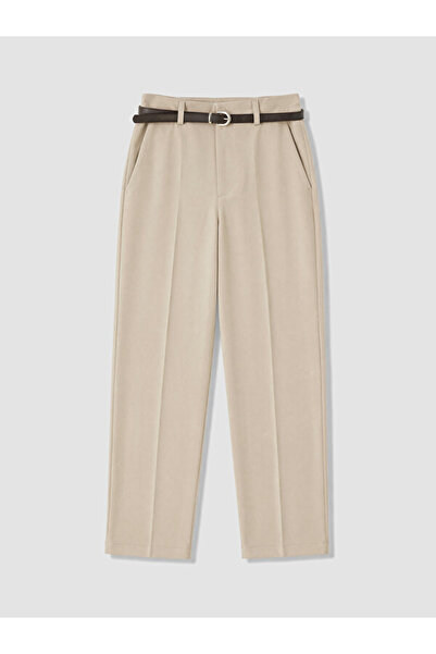 LC Waikiki Women's Fabric Trousers with Waist Belt from Uzg Store for Style E...