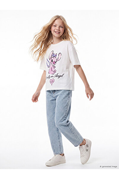 LC Waikiki Esvab • Modern & Distinctive Barrel Fit Stone Embroidered Girls' J...