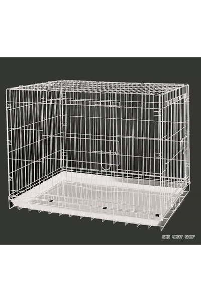 Dayang MYCESHOP Köpek Kafesi (105916) Beyaz 108x69x77.5