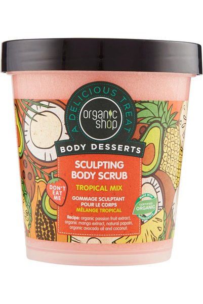 organic shop Body Desserts Tropical Mix Sculpting Body Scrub, 450 ml
