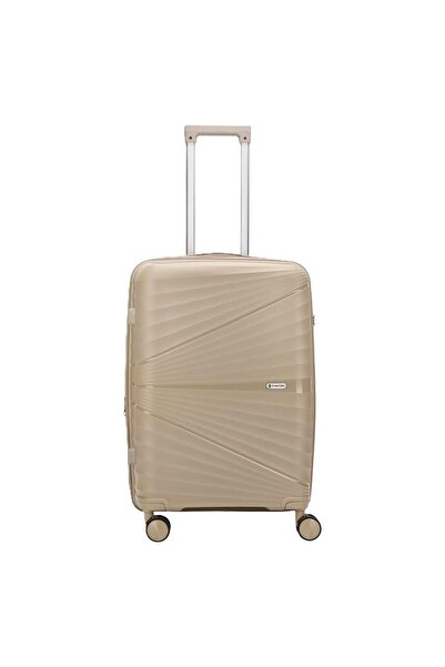 Carlton Hertford 55 cm Hard Trolley, 4 Wheels, Champagne