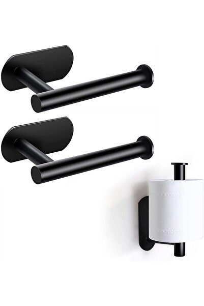 GENERAL Stainless Steel Toilet Paper Holder, Self-Adhesive Bathroom Paper Hol...