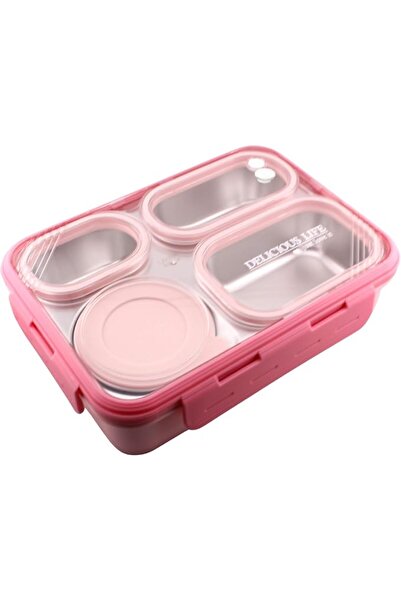 GENERAL Crafista Bento Lunch Box, Stainless Steel and Plastic, 1 Piece, 950ml...