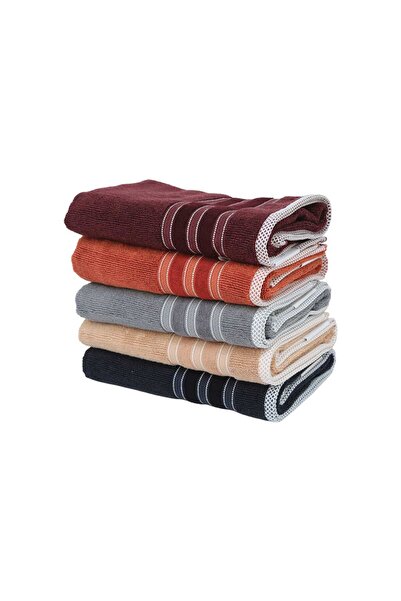 homewell Dobby Viscose Bath Towel, 600 GSM, 70 x 140 cm, Assorted Per Pc